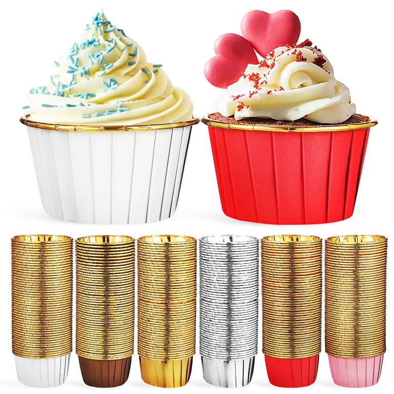 300Pcs Cupcake Baking Liners Multi-use Muffin Liners Cupcake Holders Grease  Proof Muffin Cups