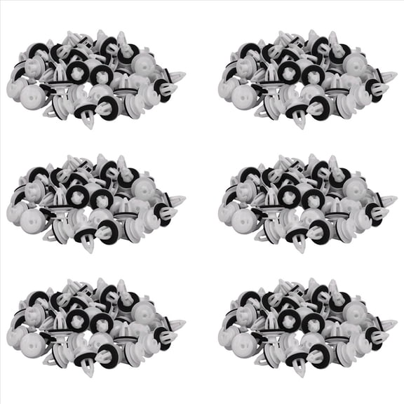 300Pcs Door Panel Clips with Seal Ring for E34 E36 E38 E39 E46 X5 M3 M5 Z3,300 x Door Panel Clips,White