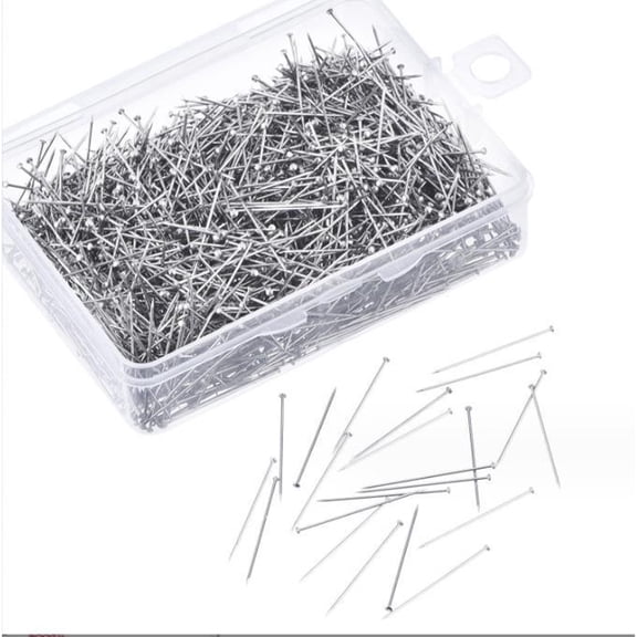 300Pcs Dressmaker Pins Heavy Duty Steel Wire Positioning Pins With Storage Box For Sewing Craft and Fabric Tailoring