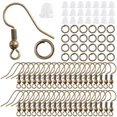 thumbnail image 1 of 300Pcs Earrings Set Hypoallergenic Earring Hooks Jump Rings Clear Rubber Earring Backs For Jewelry Making Findings Accessories, 1 of 1