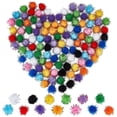 thumbnail image 1 of 300Pcs Glitter Pom Poms Tinsel Pompom Bulk Colorful Fibre Sparkle Ball Soft Fluffy Decor Round Fuzzy Tinsel Balls Glitters Pompoms for DIY Art Crafting Cat Pet Holiday Party Decor(1CM), 1 of 9