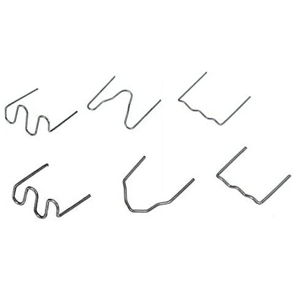 300Pcs Hot Stapler Staples, 6 Types Car Auto Bumper Plastic Repair Machine Plastic Welder Welding Wave Staples Repair Tool Kit For All Cars