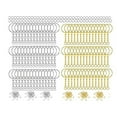 thumbnail image 1 of 300Pcs Metal Key Chain DIY Making Rings Kit with Flat Key Rings Open Jump Rings, 1 of 9