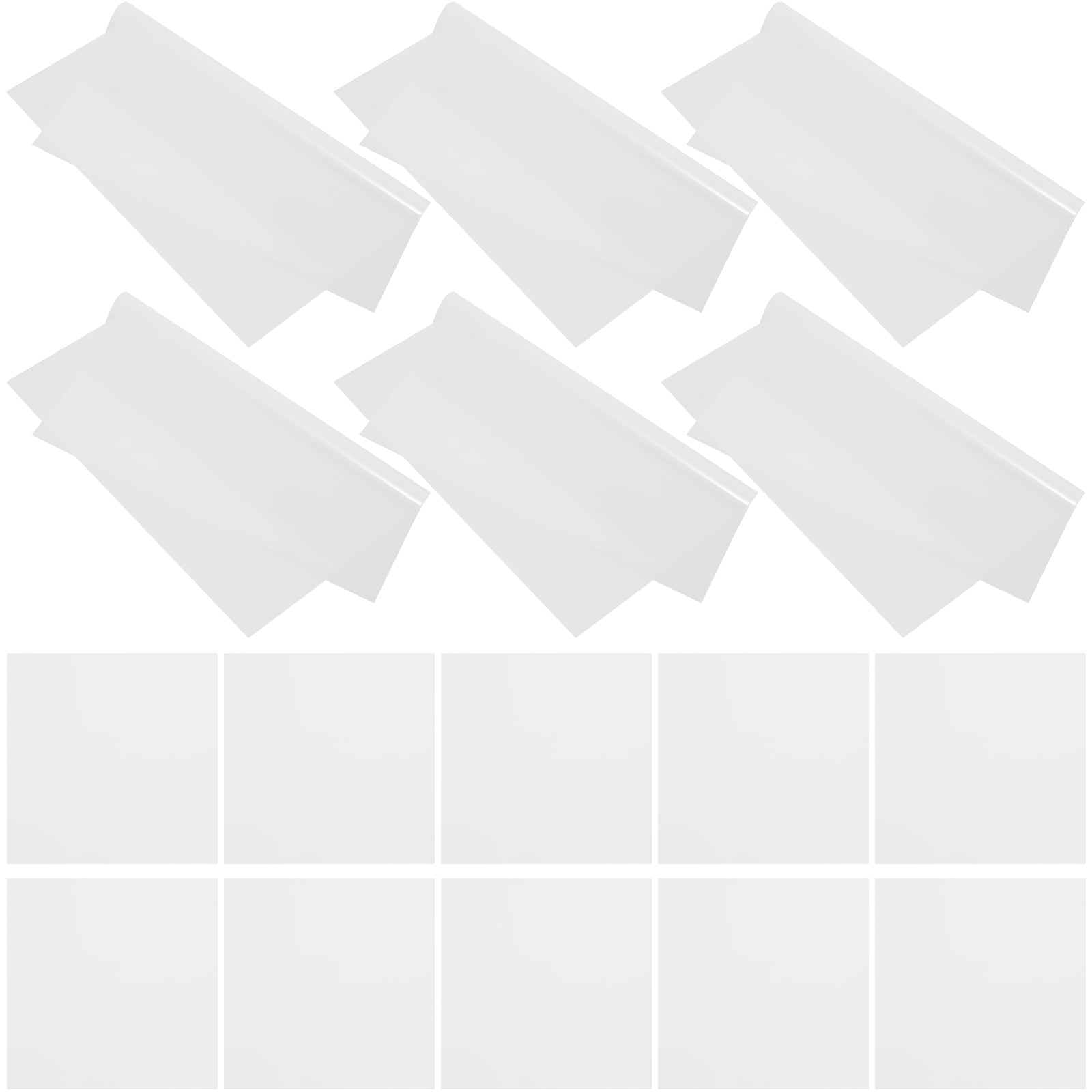 300Pcs Multiuse Cellophane Transparent Gift Wraps Decorative DIY Clear