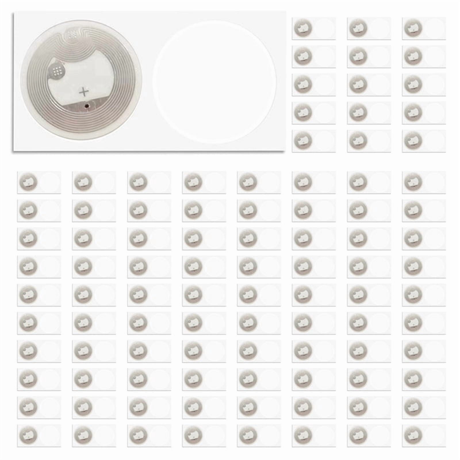 300Pcs NFC Ntag216 Sticker Ntag216 NFC Tags NFC 216 Tag Ntag216 NFC Cards 13.56Mhz NFC Tag Stickers 888 Bytes Memory