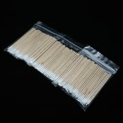 300Pcs Nails Wood Cotton Swab Clean Sticks Nail Polish Remover Art Tools Wooden Cotton Head Manicure Corrector Nail Polish Tool