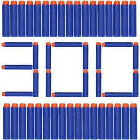 300Pcs Nerf Bullet Refill Darts Premium Foam Bullets Pack Compatible for Nerf N-Strike Elite Guns, Universal Dart Ammo Pack, Firm and Safe Nerf Toy Guns Accessories, 7.2cm - Blue