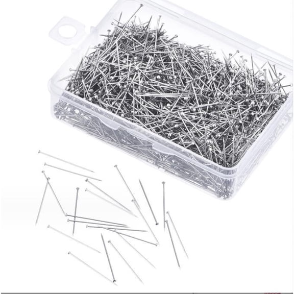 300Pcs Sewing Pins With Storage Box Steel Wire Dressmaking Pins For Tailoring Crafting Jewelry Making And Fabric