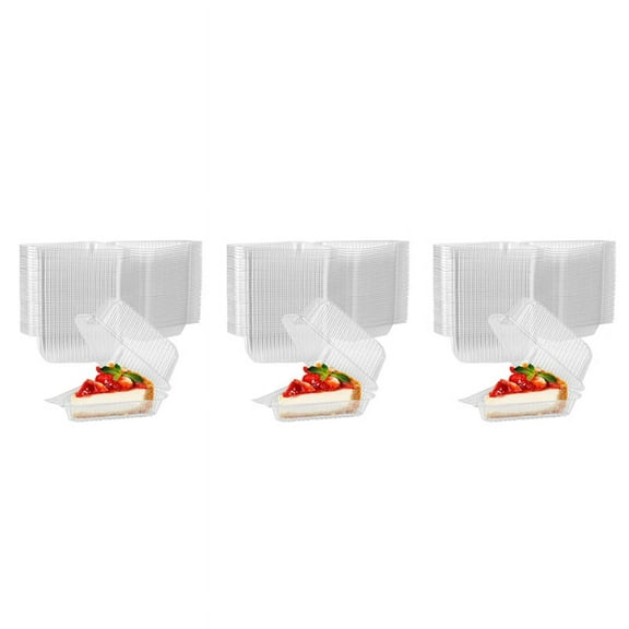 300Pcs Triangle Cheesecake Boxes  Cake Box Triangle Pie Holders Cake Boxes for Bakery Party Wedding