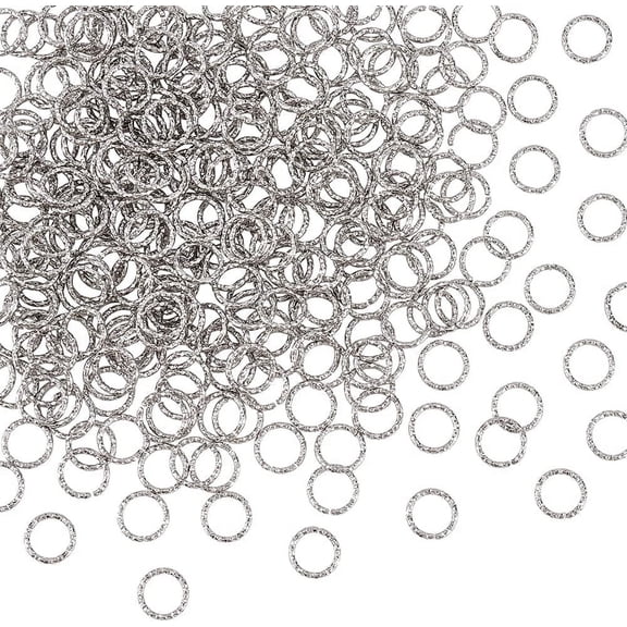 300Pcs Twist Open Jump Ring O Rings Connectors 18 Gauge Round Jump Ring Round Open Rings