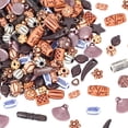thumbnail image 1 of 300Pcs Vintage Acrylic Beads Baroque Style Beads Bulk Brown Opaque Retro Assorted Shaped Loose Spacer Charms for Jewelry Making Bracelets Necklaces Earrings DIY Crafts Accessories, 1 of 4