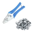 thumbnail image 1 of 300Pcs Wire Cage Clips With 1Pc Snap Plier For Rabbit Chicken Pet Dog Cat Cage, 1 of 1