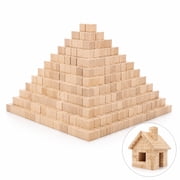 300Pcs Wooden Cubes Small Wooden Blocks 0.4inch Unfinished Wooden Blocks Blank Wood Square Blocks Craft Wood Square Solid Wood Cubes for Home Crafts Arts DIY Projects