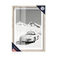 thumbnail image 1 of 300SL in Snowscape I Shadowbox Print Fashion Art Prints by Notoriart, Blonde Frame, 21 x 31, 1 of 7