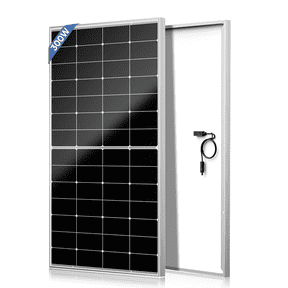 WERCHTAY 300W 12V Monocrystalline Solar Panel for RV, Home, Camping, Caravan, Boat and off-Grid Power Systems