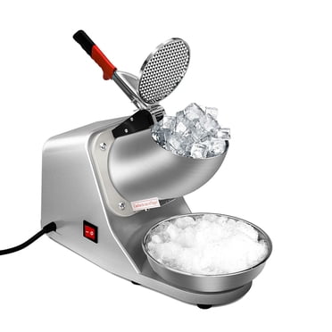 Electric Shaved Ice Machine & Snow Cone Maker - 300W With Stainless Steel Blades