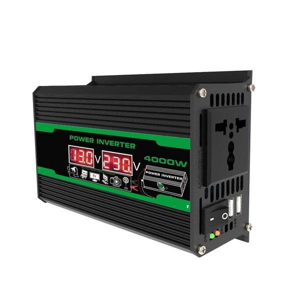 300W/4000W Car Inverter DC 12V To AC 110/220 For Outdoor Camping Appliances ,Easy to Operate