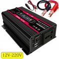 300W Car Inverter Kits Solar Power Generator System Kit DC12V to 110V