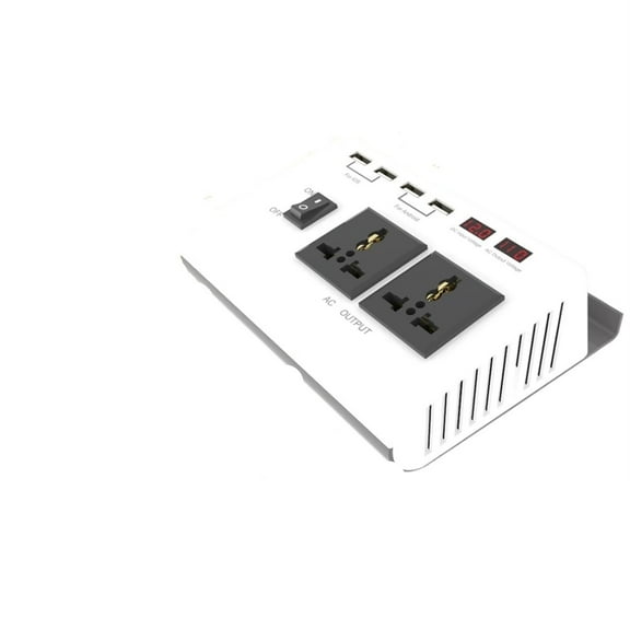 300W Car Power Inverters DC to AC Converter 4 USB Ports 2 AC Outlets Charr Adapter Converter Sine Wave Inverter ,Car Essential