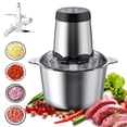 thumbnail image 1 of 300W Electric Food Chopper & Meat Grinder with 2L Stainless Steel Bowl, Multi-Functional Food Processor for Vegetables, Meat, and Herbs - Ideal for Home Kitchens & Meal Prep, 1 of 8