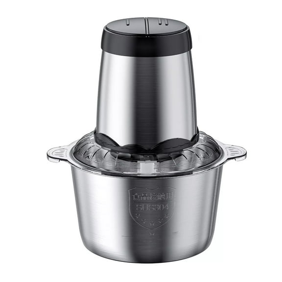 300W Electric Food Vege Chopper, 2L Stainless Steel Kitchen Meat Grinder and Mixer, Multi-Functional Processor for Families, Chefs, Home Cooks