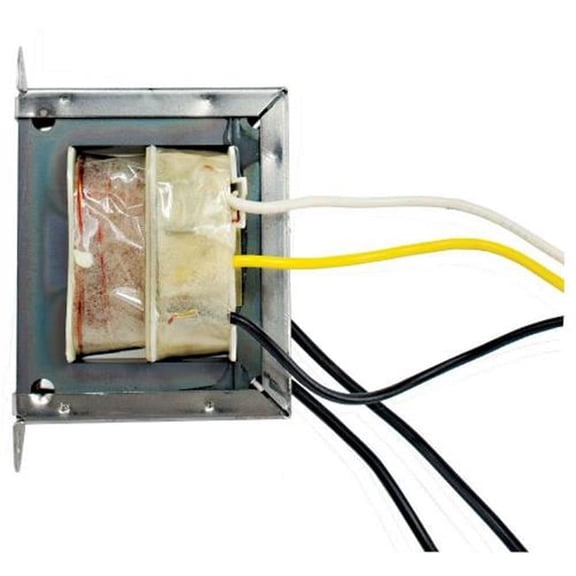 300W Electrical Transformer - Black - 300 Watt - Outdoor Use - Circuit Protection