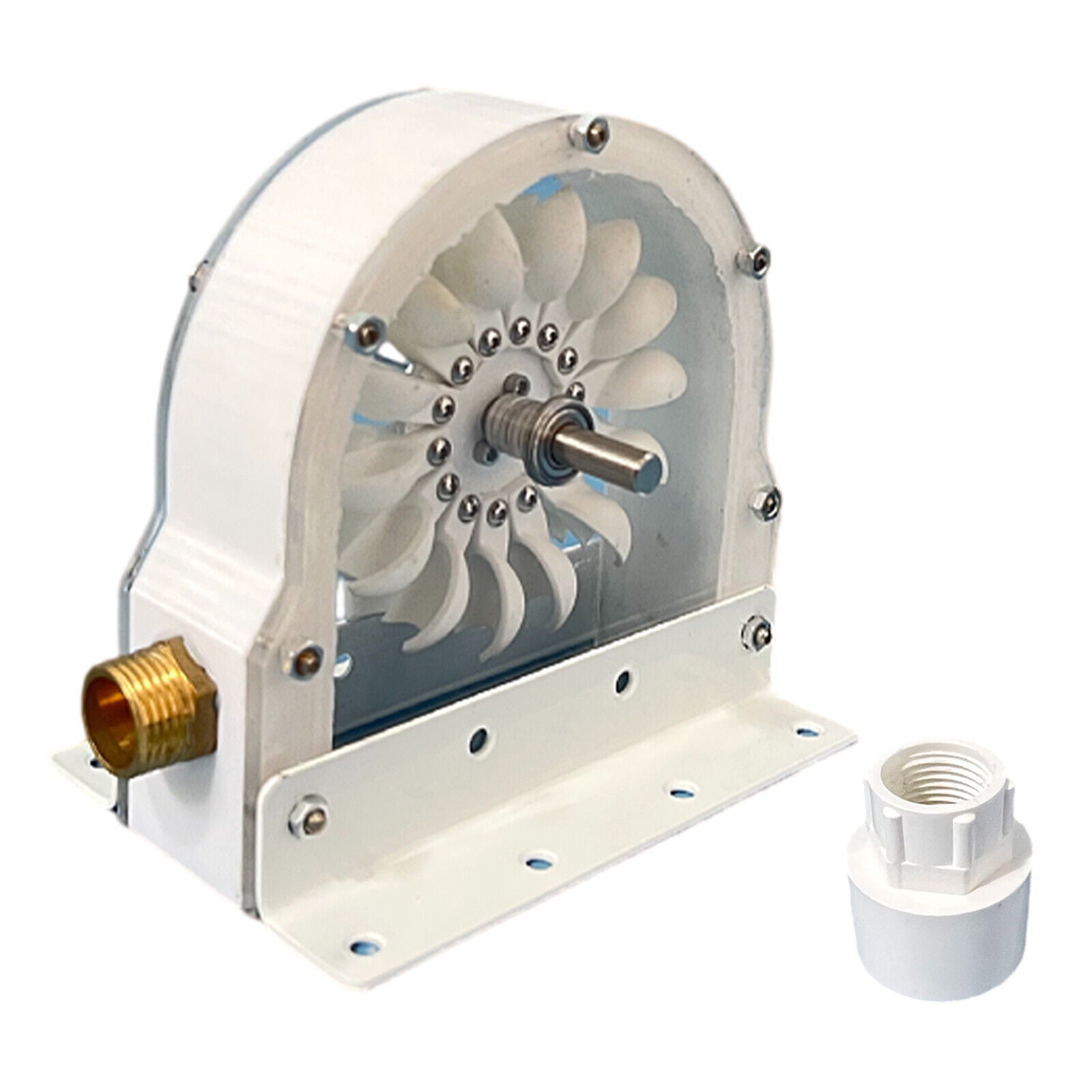 Alloy Pelton Water Wheel - Perfect For DIY Micro Hydro Generator & Turbine Projects