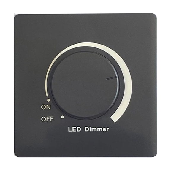 300W LED Dimmer Adjustable Switches Brightness Panel Controllers Rotary Knob Dimmer Switches for LED Strips Light