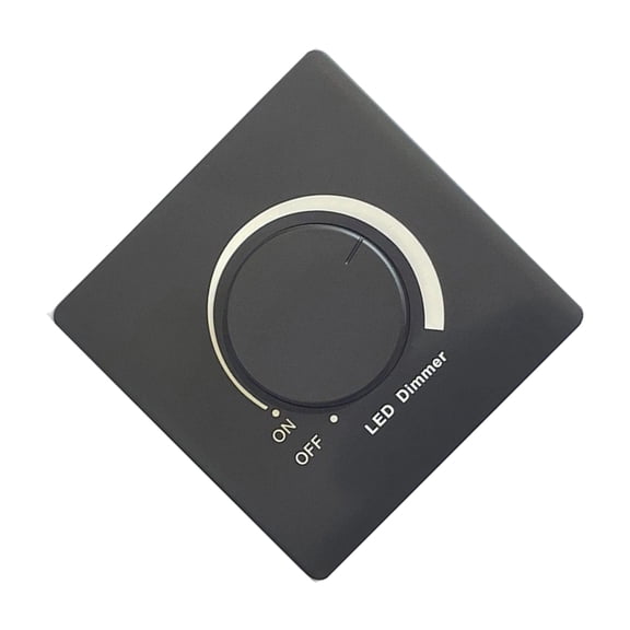 300W LED Dimmer Switches Rotary Knob Dimmer Switches Dimmable Lighting Adjustable Controller Easy to Use