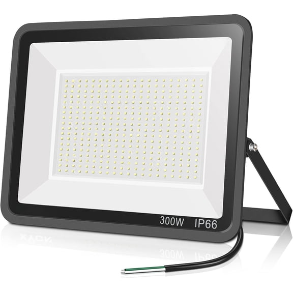 300W LED Flood Light (2000W Equivalent), Super Bright 42,500LM 5000K  IP66   Outdoor LED Arena Lights Commercial Lighting Floodlight for Backyard|Court|Stadium|Yard