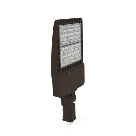 300W LED Parking Lot Light Fixtures - High Voltage AC277-480V, 51000 Lumens, 5000K CCT, Ideal for Outdoor Areas and Playgrounds, No Photocell
