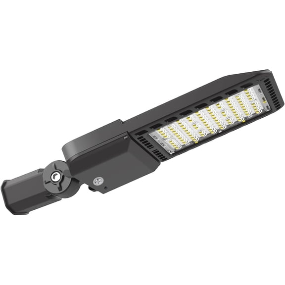 300W LED Parking Lot Lights with Photocell Slip Fitter, 39000LM Outdoor Pole Mount Light, 5000K LED Shoebox Lights, IP65 Waterproof Commercial Flood Security Light for Yard, Driveway, ETL Listed