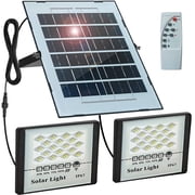 XEENSO 300W LED Solar Flood Lights Outdoor Street Light Dusk to Dawn Flood Wall Lamp