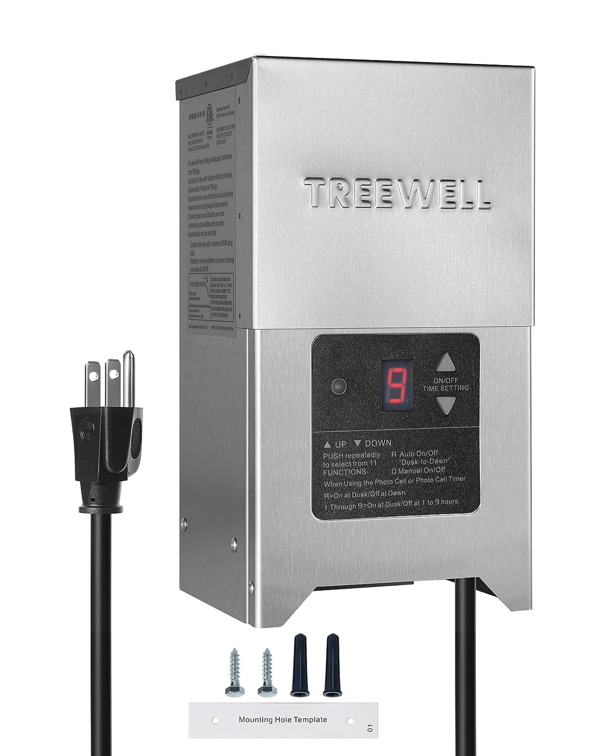 300W Low Voltage Landscape Transformer, Outdoor Landscape Lighting