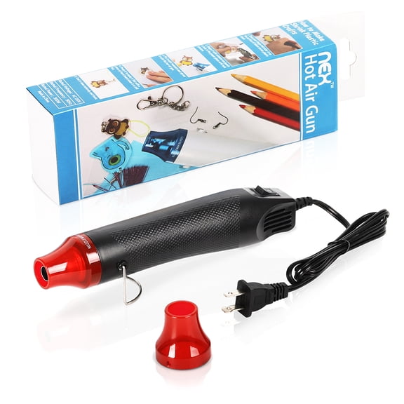 300W Mini Heat Gun for Crafts, Portable Hot Air Gun for Shrink Plastic, Embossing, Epoxy Resin, and Vinyl Weeding Projects