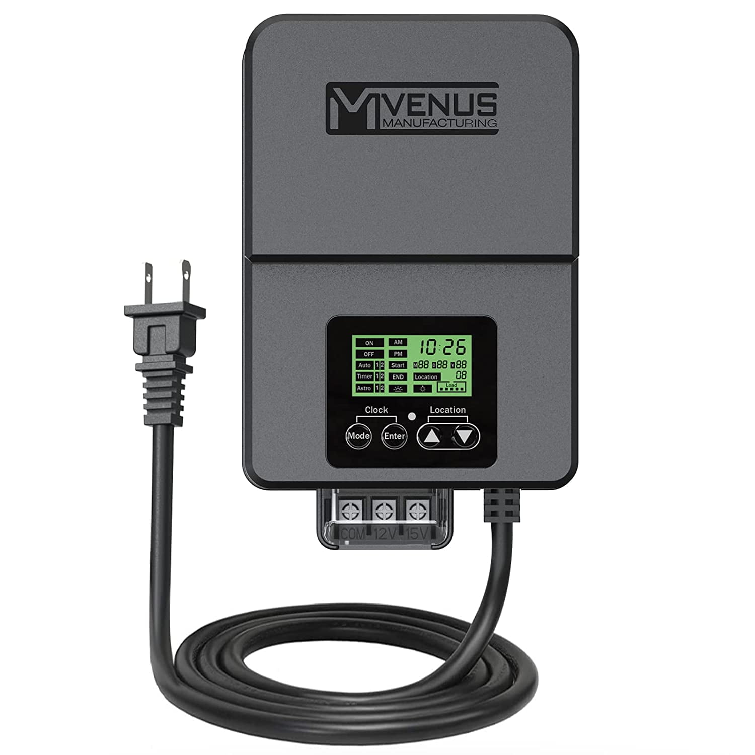 300W Outdoor Low Voltage Transformer with Timer Photo Sensor for Garden Lighting ETL Listed Walmart
