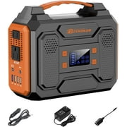 ZeroKor 300W Portable Power Station, 280Wh Solar Generator with Pure Sine Wave AC & USB QC3.0
