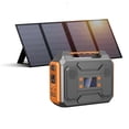 300W Portable Power Station Backup Battery Solar Generator with 60W ...