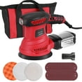 thumbnail image 1 of 300W Power Random Orbital Sander, 6 Variable Speed 6000-13000 RPM Electric Palm Sanders with Dust Box, 20Pcs Sandpaper, Sponge, Wool Disc, Sanders for Woodworking, 1 of 10