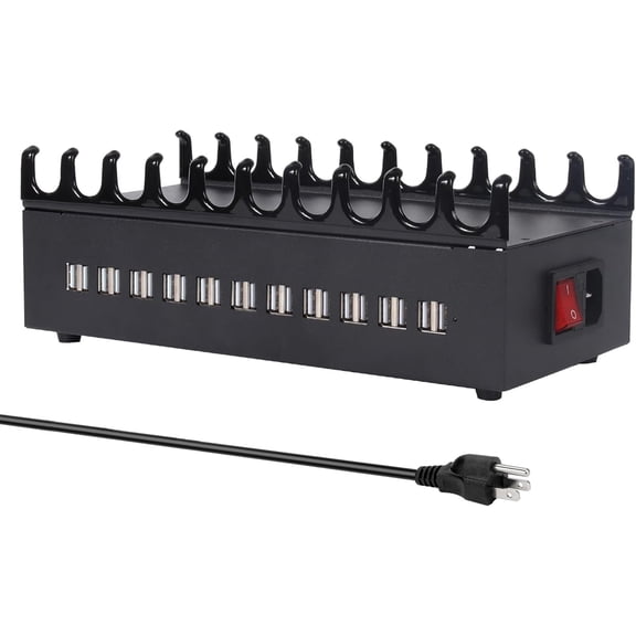 300W USB Charging Station, 22-Port Desktop Fast Charger Station for Multiple Devices, Organizer Charging Dock with Intelligent Protection for iPhone, iPad, Tablets and More