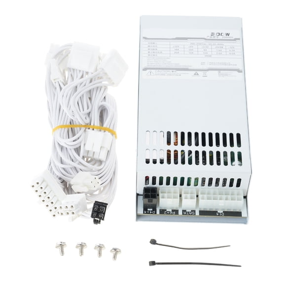 300W White Modular 1U Power Supply Small Size For Home Entertainment Systems
