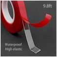 thumbnail image 1 of 300cm/9.8ft Acrylic Transparent Double Sided Tape Strong Adhesive Car Sticker, 1 of 3