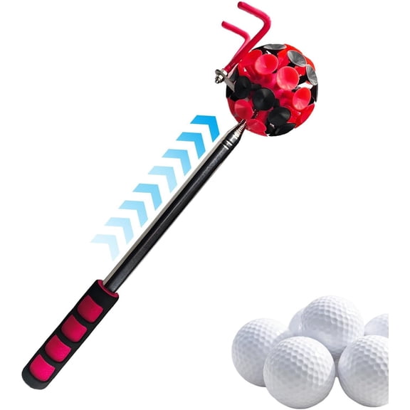 300cm Stainless Steel Golf Ball Retriever Telescopic for Water Disc Golf Retriever Suction Cup