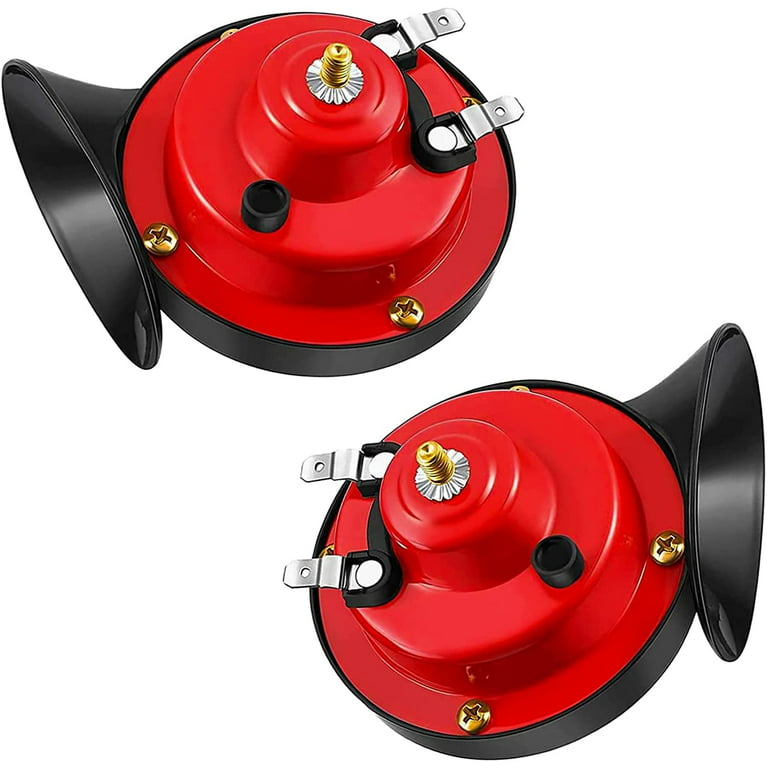 300db car Horn 2 Pack 12v Waterproof Double Horn, Used for Trucks, Trains  and Ships, Electric Snails for Cars, Motorcycles, Alternative Electronic