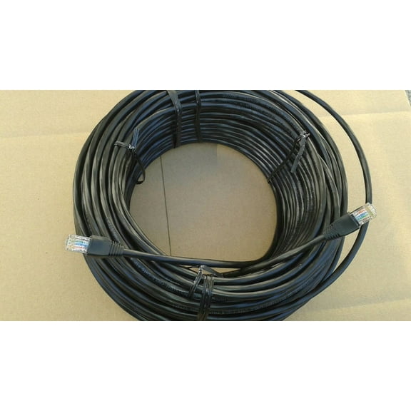 300ft CAT-6 SHIELDED Outdoor Indoor Ethernet Cable UV Direct bury RJ45 Cable