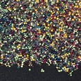 thumbnail image 1 of 300g 0.6~0.8mm Coloful Glass Beads No Hole Micro Beads UV Resin Beads Iridescent Water Droplets Beads Tiny Glass Beads for Resin Crafting Nail Arts - 15 Colors Colorful, 1 of 9