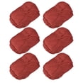 thumbnail image 1 of 300g - 6Pack of 50g Acrylic Yarn Skeins Soft Crochet Yarns for Knitting Light Carmine, 1 of 6