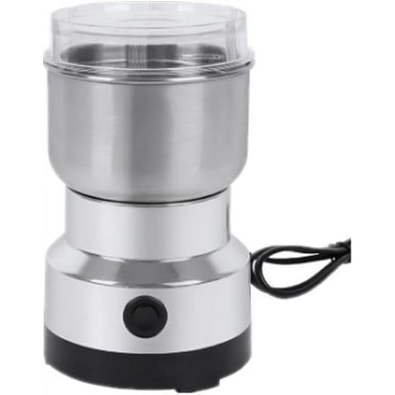 300g Grain Mill Grinder, 304 Stainless Steel Grain Mill High Speed Commercial Spice Grinder, Ultrafine Grain Household Flour Mill, Kitchen