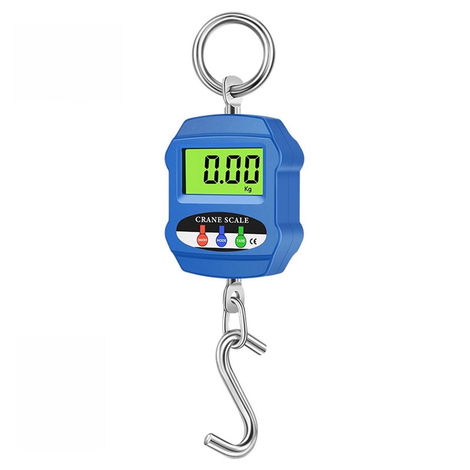 300kg/660lb Electronic Crane Scale Digital Hanging Scale Mini Hoisting Scale Industrial Electronic Hook Scale for Luggage Fish Farm Hunting