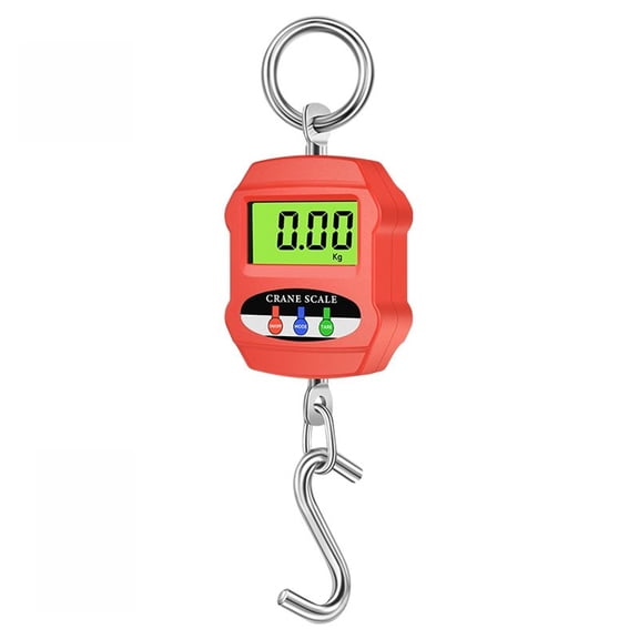 300kg/660lb Electronic Crane Scale Digital Hanging Scale Mini Hoisting Scale Industrial Electronic Hook Scale for Luggage Fish Farm Hunting